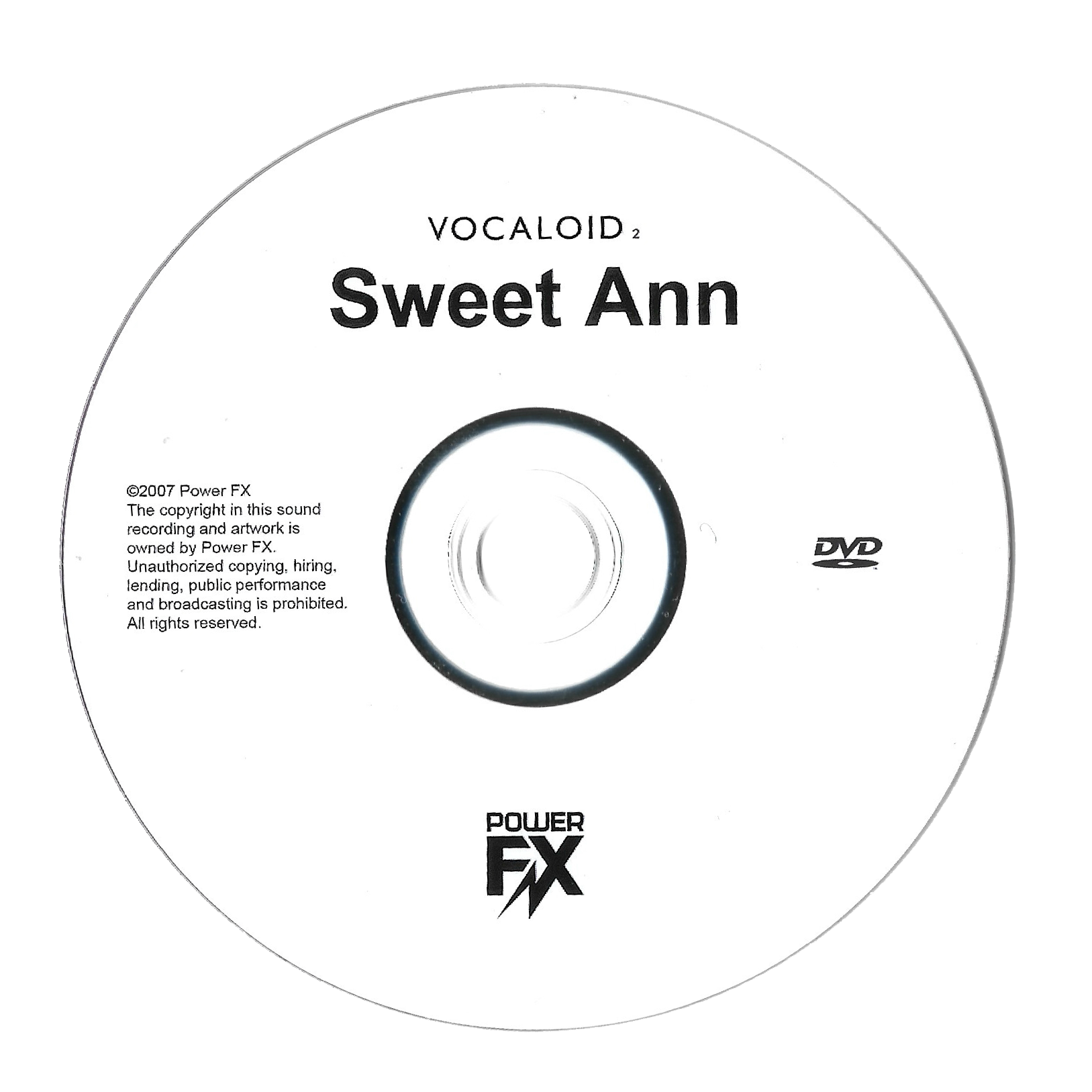 Sweet ANN Official CD Scan